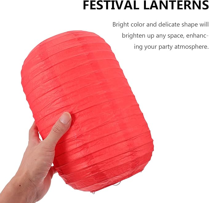 Uonlytech Japanese Folding Paper Lanterns 7.48X7.48X11.41In 2-Pack Decorative Lanterns for Home Restaurant Outdoor Party Festival Lighting