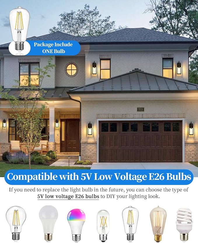17" Solar Porch Lights Outdoor, with Motion Sensor, 2 Packs, Black | Waterproof, Motion Sensor, Dusk to Dawn, Modern Wall Sconce Lantern, For House Patio Garage