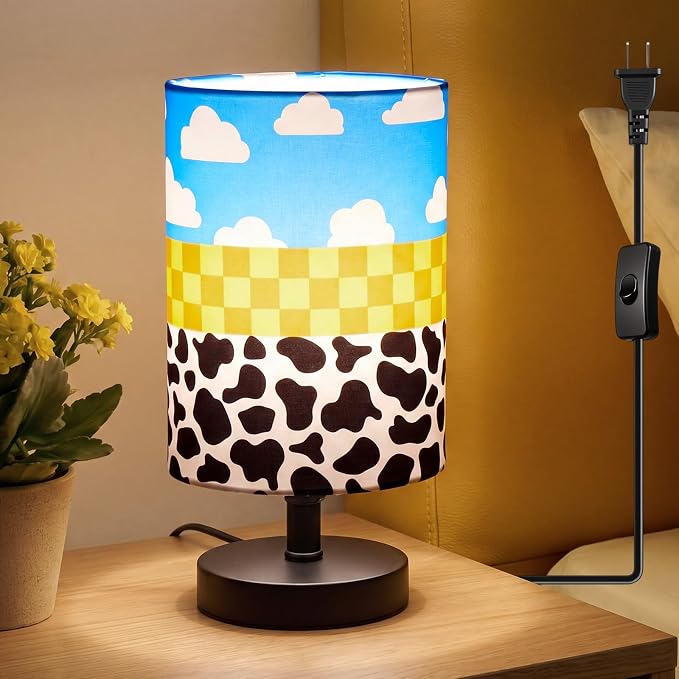Cartoon Story Table Lamps Gifts 3 Colors Dimmable Lights 5.12 x 10 Inch Night Light Inspired Cartoon Story Bedroom Lamps for Room Bedroom Desk Home Decor Birthday Gifts