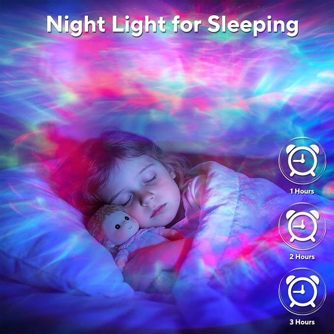 Galaxy Projector for Bedroom, Galaxy Light Projector Led Lamp with Remote & Timer, Night Light Gifts for Kids,Room Decor/Birthdays/Christmas/Party/Tiktok Live, Black Color