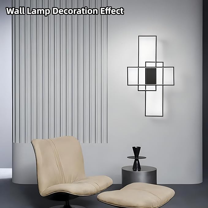 55″ 82W Modern Ceiling Light 3000-6500K Dimmable Kitchen Light Fixtures | Timer Night light Memory function Adjustable brightness color temperature Flush Mount Light Fixture remote control Bedroom