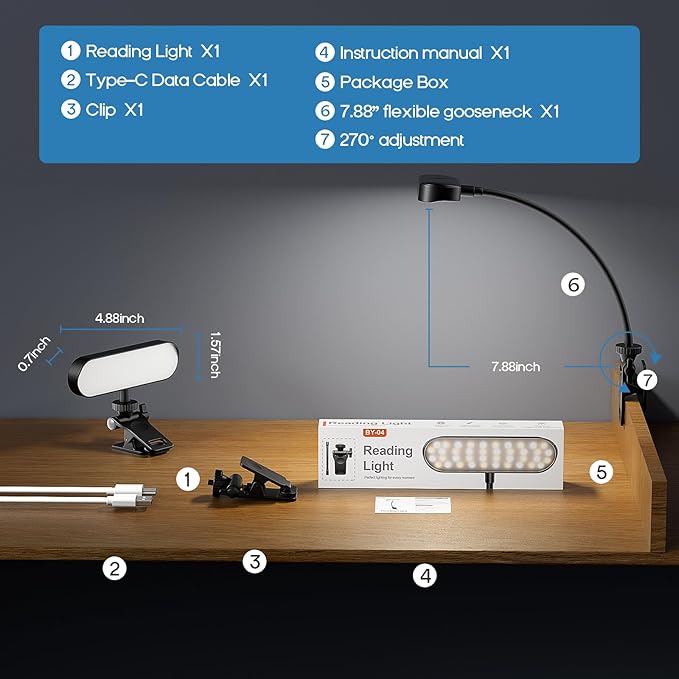 Video Conference Lighting,Rechargeable LED Streaming Light, 360° Rotatable Zoom Lighting for Computer,Eye Caring Webcam Laptop Ring Light for Video Calls/Zoom Meetings/Video Recording