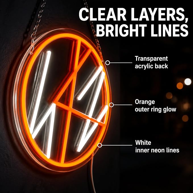 K-Pop Neon Sign,Music Decor,K POP Merch | LED Light, Music Fan Merch Decor, Wall Light, 12.6"x12.6"IN