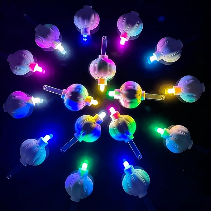 24 Pack Mini LED Lantern Lights - Battery Operated Small Lights for Paper Lanterns, Perfect for Party, Birthday, Wedding, Halloween, Christmas Decorations (Multicolor)