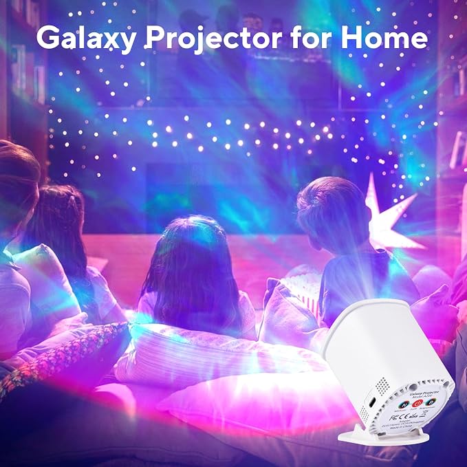 Galaxy Projector for Bedroom, Nebula Ceiling Led Lamp with Remote & Timer, Night Light Gifts for Kids,Room Decor/Birthdays/Christmas/Party/Tiktok Live