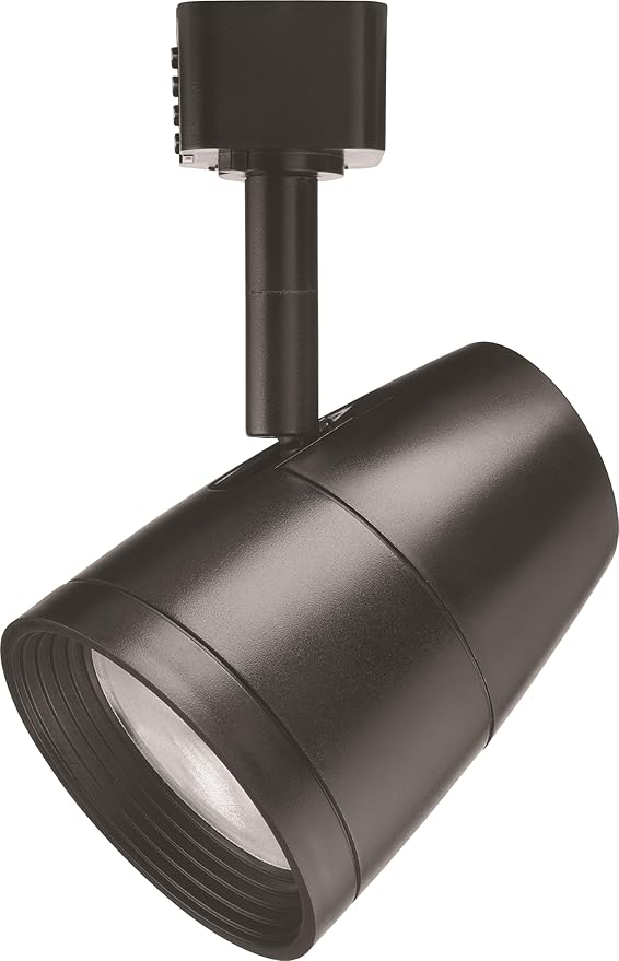 Juno Lighting R600L G2 3500K 80CRI PDIM FL BL Dimmable 9.5W LED Trac Head, 50W Equivalent, Black, Regular Flood Gen 2