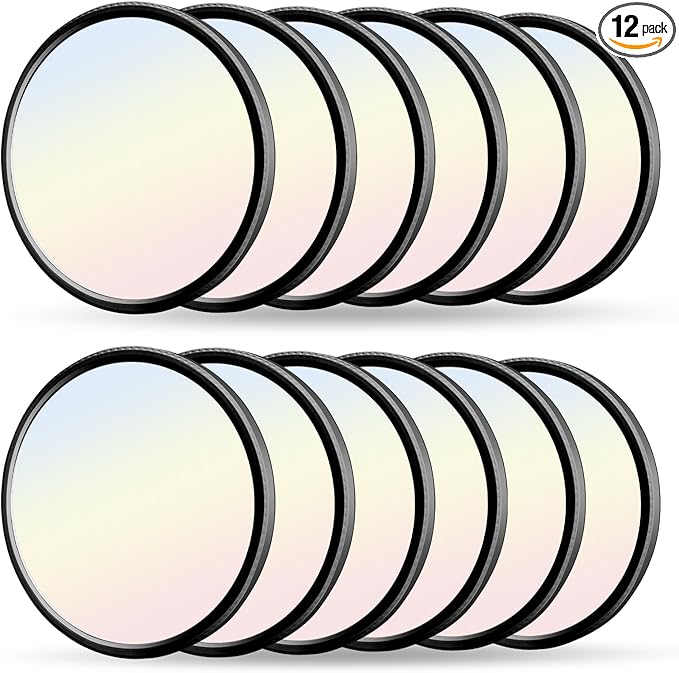 hunhun 12 Pack 3200lm LED Flush Mount Ceiling Light 12 Inch,5CCT Adjustable, Super Slim 0.87 inch led Ceiling Light Fixture for Bedroom, Living Room, Dining Room (Black, 12-Pack)