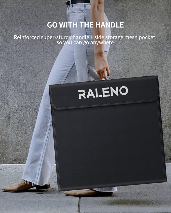 RALENO Photo Studio Light Box, 24''X24'' Large Light Tent, Photo Light Box Photography (65W | 156pcs LED | 5500K | 97CRI | 6 Color PVC Backdrops | DC Power Adapter) for Product Photography