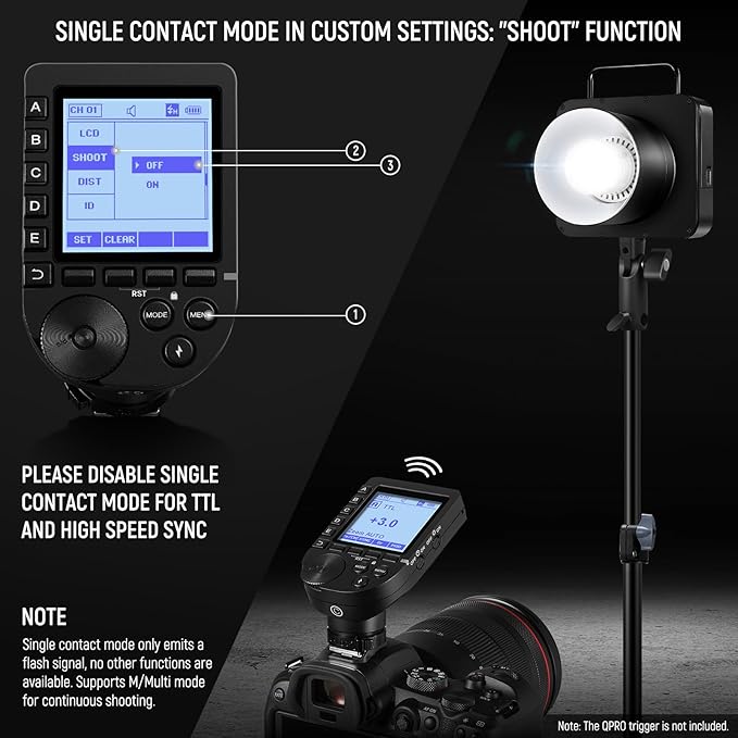NEEWER Q4 400Ws 2.4G TTL Outdoor Studio Flash Strobe (New Look),1/8000 HSS 2800mAh Battery Powered Photography Monolight Speedlite 30W Modeling Lamp/400 Full Power Flash/0.01-1.2s Recycle/Bowens Mount