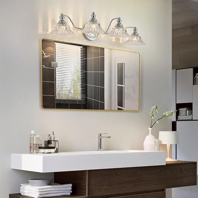 Chrome 4 Light Vanity Light Bathroom Light
