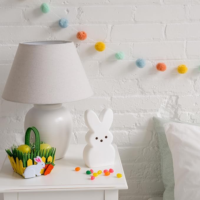 Animal Adventure | Peeps | 8” Collectible Multicolor LED Silicone Bunny Nightlight