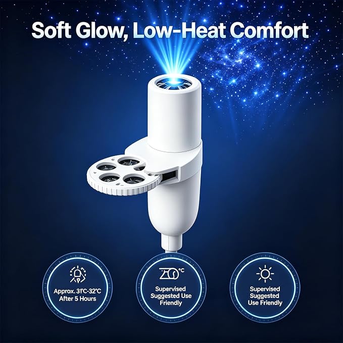 Ocean Projector, Ocean & Galaxy Night Light for Bedroom, Car(15 Patterns) | LED Starry Sky Lamp with 360 Degree Flexible Gooseneck for Home Decor Sleep Mood Lighting
