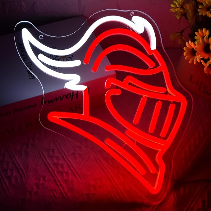 University Neon Sign for Wall Decor Football Neon Light for Man Cave | Dimmable University Led Sign for Fans, Bedroom, Dorm, Game Room,Bar Party Decor, Birthday Gifts for Men 12.9*10.3In