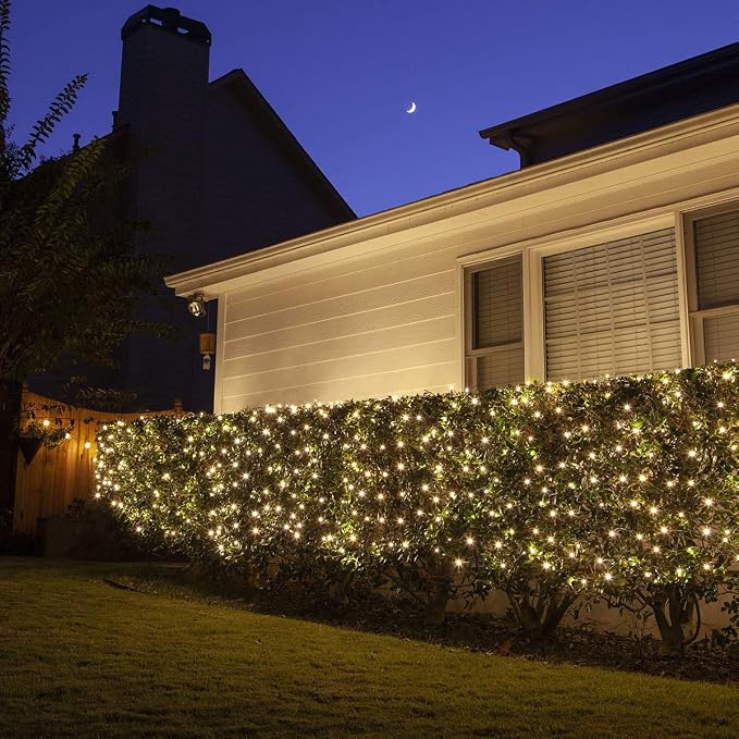 LE LIGHTING EVER String Lights 33ft with 100 LEDs, Waterproof Copper Wire Lights, Outdoor & Indoor Decorative Fairy Lights for Bedroom, Patio, Garden, Party, Wedding, Christmas and More | Warm White 3000K, Thin Copper Wire, Waterproof, Steady-on, Indoo...