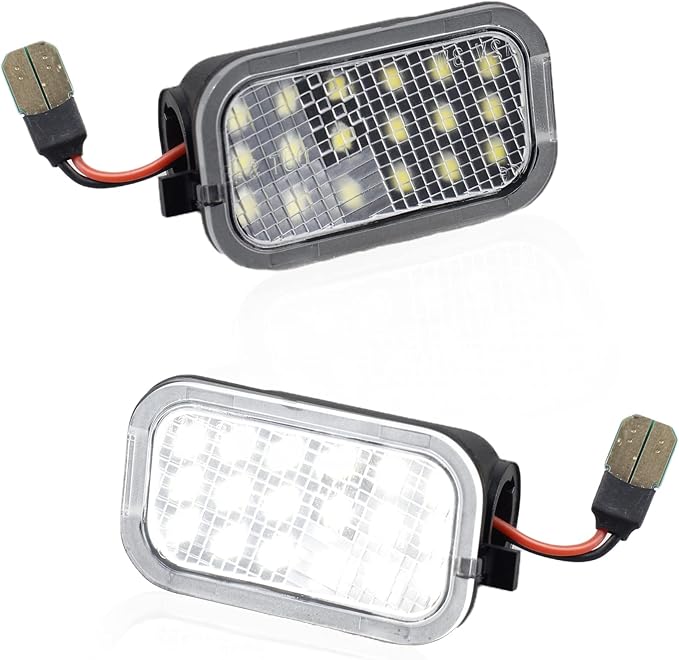 NDRUSH Mirror Light Puddle Light LED Lamp Assembly Compatible with 2007-2014 Chevy Silverado 2500HD 3500HD Tahoe GMC Yukon Suburban 1500