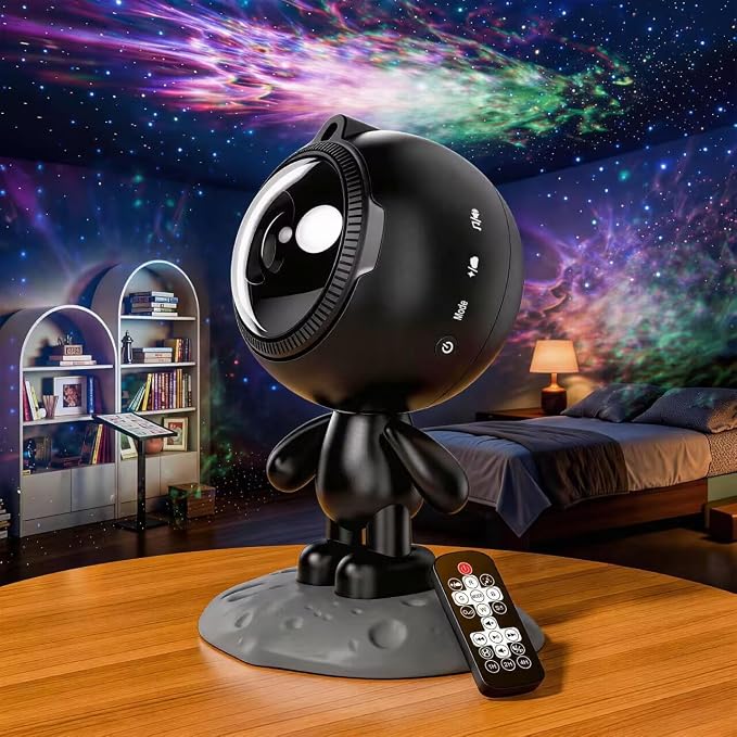 AIRIVO Star Projector, Galaxy Projector Night Light Bluetooth Speaker with Timer,Remote,White Noise, Posture Adjust,Room Bedroom Decor,Birthday Gifts for Kids Adults