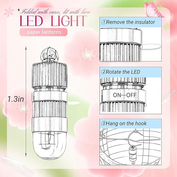 Chinese Paper Lanterns - Pack of 10, 12-Inch Pink Hanging Lights for Birthday Party Decorations, Ceiling Decor, Rainbow Classroom, Wedding, and Home Party