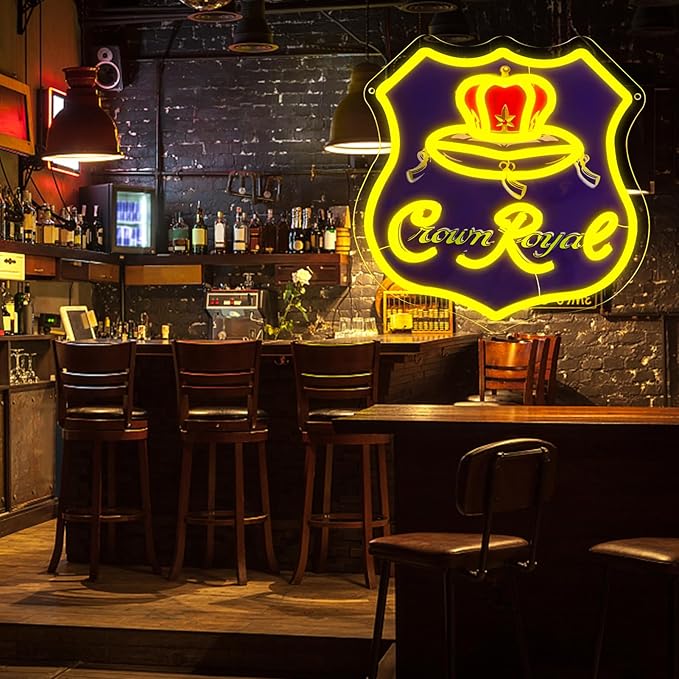 Whisky Neon sign for Wall Decor，LED Neon Lights for Bar、Home Bar，Birthday、Christmas Gifts for Dad