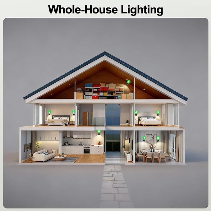LED Wall Mounted Lights, Rechargeable Battery Operated Wall Sconces Lamp 3 Colors Temps & Remote and Touch, 360°Rotation Dimmable Wall Lights for Study Bedroom Reading Bedside (4-Pack)