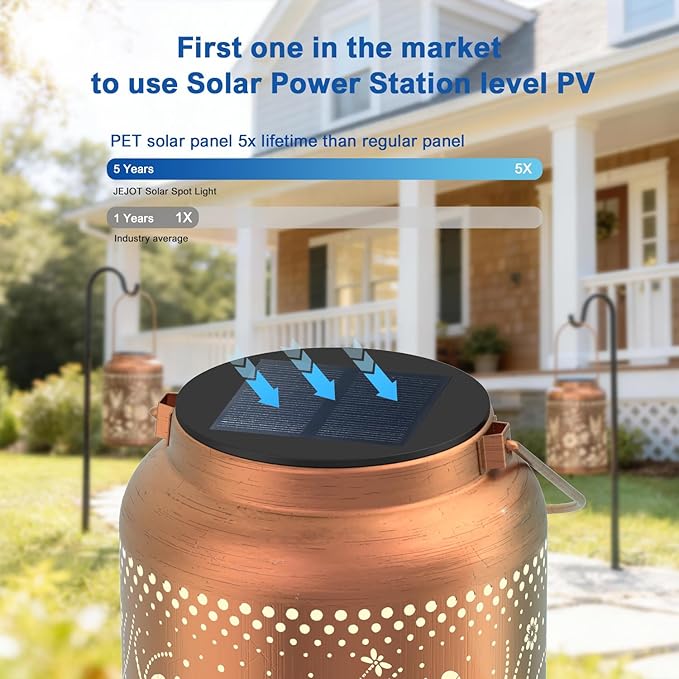 Solar Lanterns Outdoor Waterproof,Dragonfly Solar Lantern Gift for Women Girl Mom Grandma ,High-Strength Metal Hanging Solar Lantern for Yard,Garden,Porch Landscape Deconrations-1 Pack
