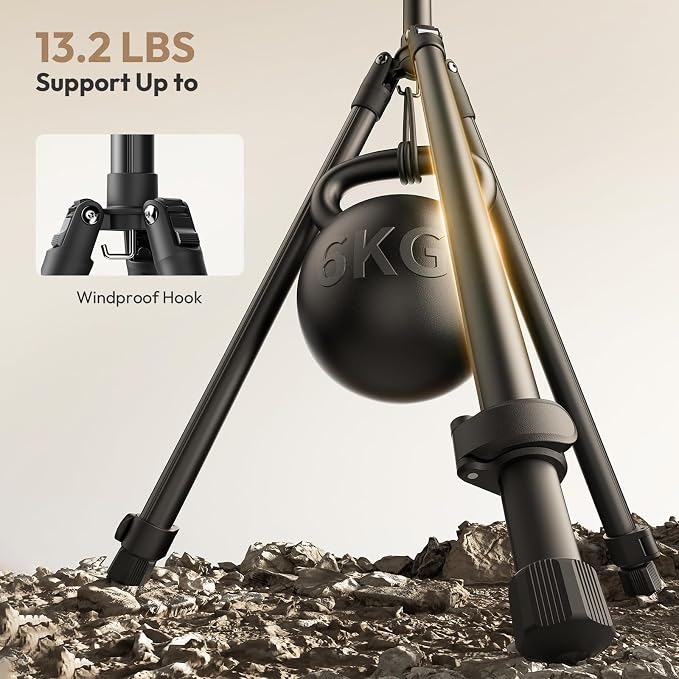 ULANZI T270 Light Stand - 8.8FT/270cm Adjustable Photography Light Stand Tripod, Aluminum Portable Studio Lighting Stand for Softbox, LED Video Light, Reflector, Strobe, Photo Video Photography | Aluminum Portable Studio Lighting Stand for Softbox, LED...