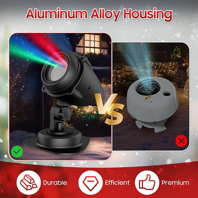 Outdoor Projector Lights, RGB Firefly Laser Lights Outdoor, IP65 Waterproof Garden Landscape Lighting for Yard House Patio Pool, Moving Galaxy Star Show for Summer Party Backyard Decorations