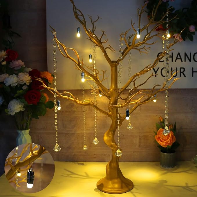 Non-Blinking LED Mini Lights Battery Operated Small LED Lights for Balloon Paper Lantern Party Decoration (Warm White, Pack of 12)