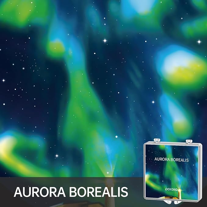 POCOCO Aurora and Deep Sea Series Discs, 5K Resolution, Realistic Patterns, 6 Pieces