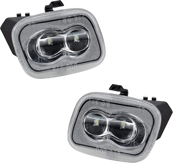 NDRUSH Side Mirror Puddle Light LED Lamp Assembly Compatible with Ford 2015-2021 F-150 2017-2021 F-250 F-350 Super Duty
