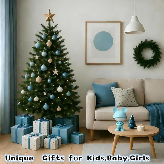 Night Lights for Kids,Rechargeable TableLight,Touch Bedside Lamps,Cordless Dimmable Warm White Light,Baby Nursery,Breastfeeding,Sleep Aid,Bluey Mouse Gifts for Newborns Toddlers Boys Girls