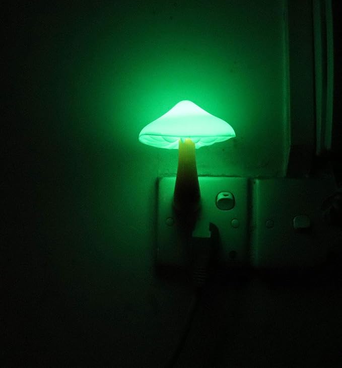 AUSAYE Sensor LED Night Light Plug in Lamp Mushroom Night Light 7-Color Changing Magic Pretty Mushroom-Shaped Night Lights for Adults Kids NightLight | 7-Color Changing Plug in Lamp, Magic Pretty Mushroom-Shaped Night Lights for Adults Kids NightLight