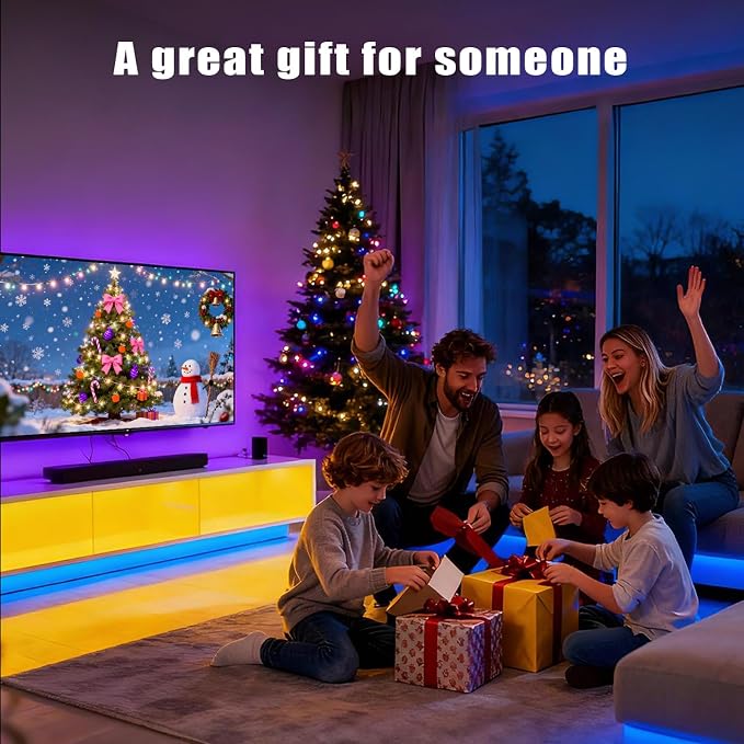 DAYBETTER Smart RGB Led Strip Lights, 150ft Led Lights for Bedroom with App Control, Multicolor Changing Led Light Strips Apply for Home Decor, Living Room, Kitchen, Home Party Decoration
