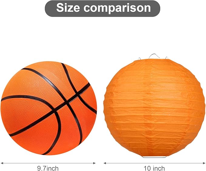 LIHAO 20PCS Colorful Paper Lanterns with Lights, Hanging Chinese Paper Lanterns for Party Decorations Weddings Birthday New Year Outdoor Home Indoor (10 inches)