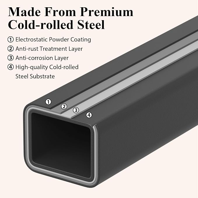 LOEWAY King Size Metal Bed Frame with Storage Headboard & LED Lights, Black | Built-In Charging Station, Under-Bed Storage, Heavy Duty Metal Slats, No Box Spring Needed, Solid and Stable, Easy Assembly
