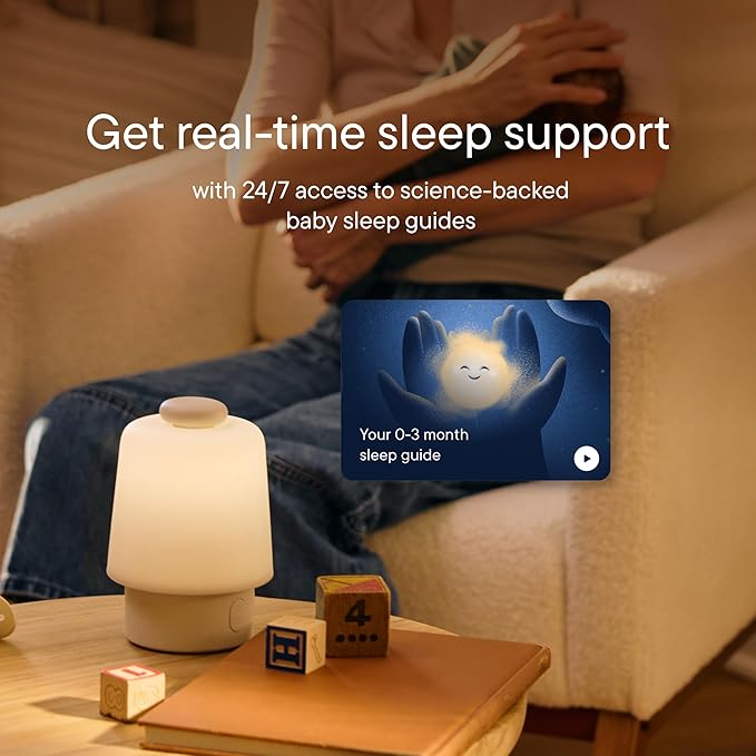 Hatch Baby Sound Machine, Night Light | Hatch Baby (Putty) Sleep Support | Registry Essential, Routine Builder, Time-to-Rise Alarm Clock, White Noise, Nursery Stories, Toddler Kids (Wi-Fi)