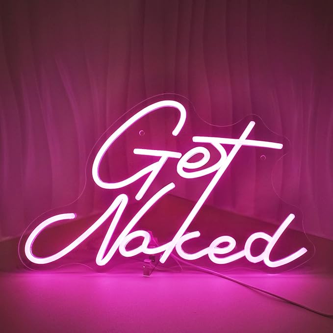Neon Signs for Wall Decor Pink LED Light Sign for Preppy Room Decor Light Up Sign for Birthday Party Decoration USB Powered