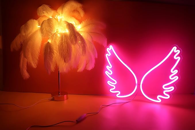 Ulalaza Neon Light Sign LED Night Lights USB Operated Decorative Marquee Sign Bar Pub Store Club Garage Home Party Decor (pink)
