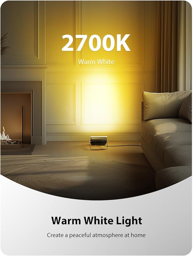Onforu RGB LED Flood Light Outdoor, 25W Color Changing Stage Lights with Remote, 2700K Warm White Uplights for Events 3 Pack, IP66 Uplighting Indoor for Halloween, Party, Wall Wash, Landscape