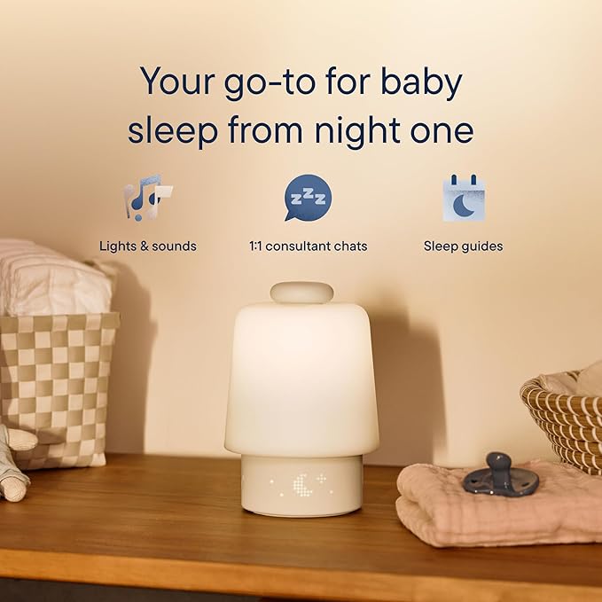 Hatch Baby Sound Machine, Night Light | Hatch Baby (Putty) Sleep Support | Registry Essential, Routine Builder, Time-to-Rise Alarm Clock, White Noise, Nursery Stories, Toddler Kids (Wi-Fi)