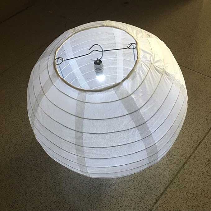 Non-Blinking LED Balloon Lights for Balloon Paper Lantern Party Decoration (24, White)
