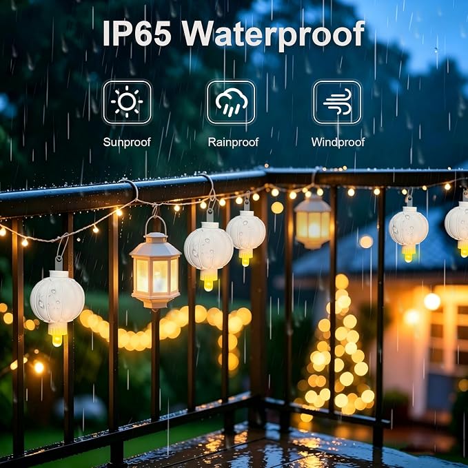 ZGWJ Paper Lantern Lights Battery Operated, 20 Pack Hanging Small LED Lights for Lantern, Balloon,Wedding,Party, Decorative Lighting for Outdoor Indoor Halloween Christmas Decorations Warm White
