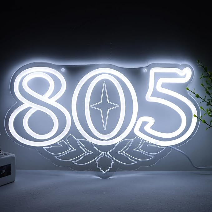 805 Firestones Neon Signs Beer Bar Neon Lights for Wall Decor, Dimmable Brewing LED Neon Artwork For Bar Man Cave Pub Store Shop Home Wall Window Decor (White 805)