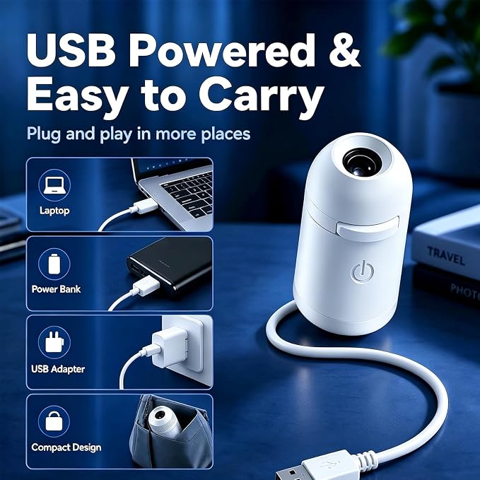 2027 Upgraded HD Smart Dynamic 5D Holographic Night Light Projector, 2-in-1 Galaxy Projector Night Light, USB Star Projector, Plug & Play Star Lamp for Bedroom(24Films)