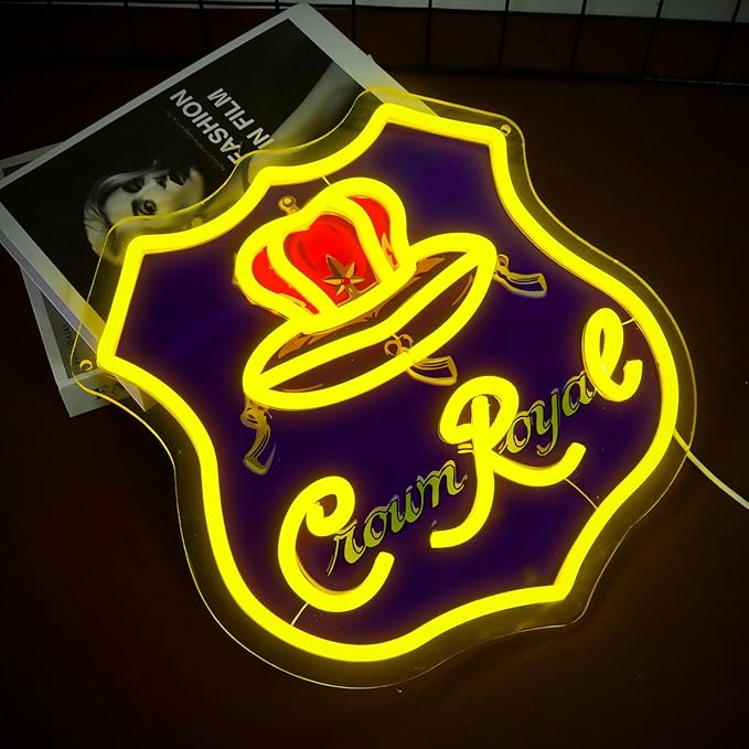 Whisky Neon sign for Wall Decor，LED Neon Lights for Bar、Home Bar，Birthday、Christmas Gifts for Dad
