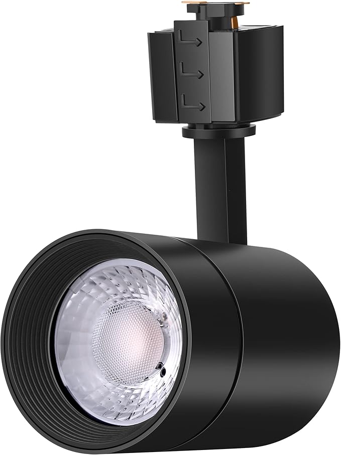 FLSNT LED Track Lighting Heads for 2-Wire-1 Compatible Juno Track, 12W (75W Equiv.), Dimmable 24° LED Spotlight Track Light Heads, CRI90, 800LM, 3000K Soft White, Black