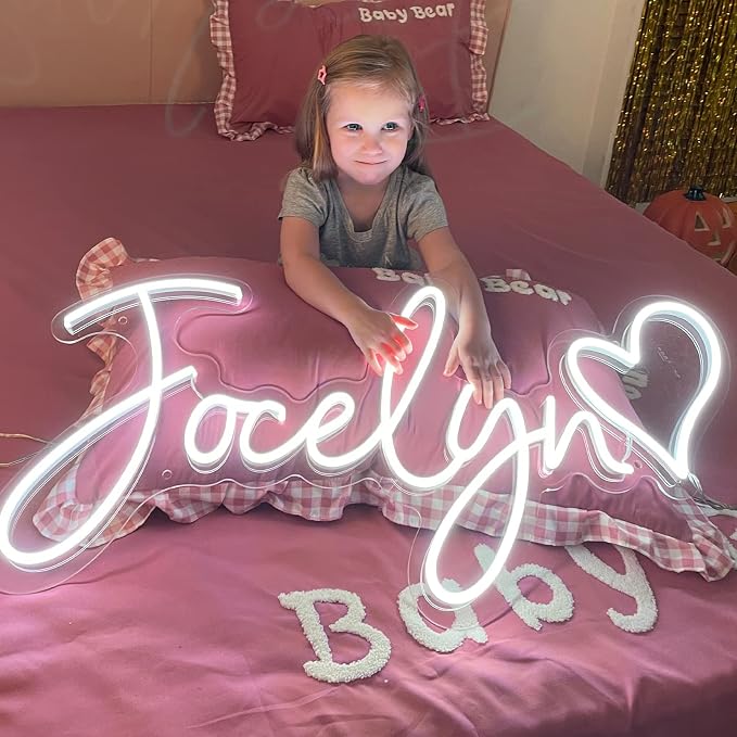 Large Custom Sign for Wall, Professional Personalized 3D Business Dorm Name Sign, Business Logo Sign for Salon Studio Reception Wedding Birthday Party Gift Storefont Bar Bedroom