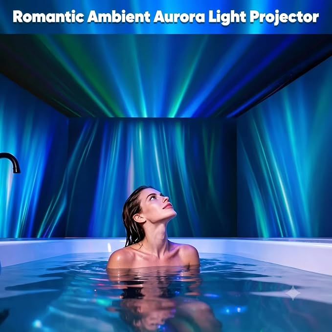 Galaxy Projector Night Light, Northern Lights Projector, Ambient lighting | Room Decor, Led Lights for Bedroom, Remote Aurora Projector, Gifts for Women Teen Girls Party Birthday Christmas