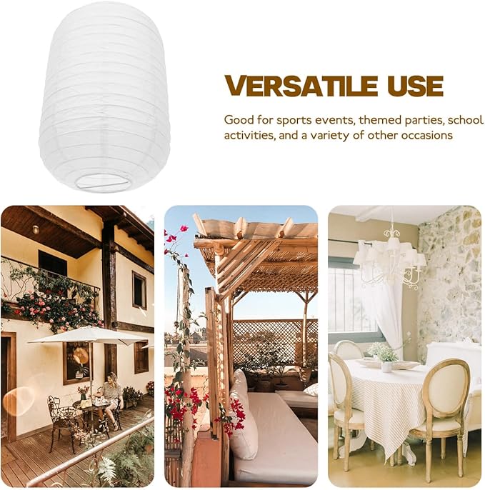 Uonlytech 2Pcs Wedding Decor Japanese Lantern Lamp : White Lanterns for Indoor Outdoor Home Yard Ramen Restaurant Decoration Mushroom Decor