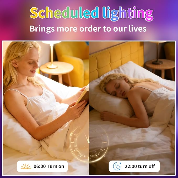 I-SHUNFA Smart G9 RGBCW LED Bulbs, App Control | AC 120V, 2700K-6500K + 16M Colors, Dimmable 1%-100%, 4W 400LM, Music Sync, Timer (3 Pack Bulbs Only)