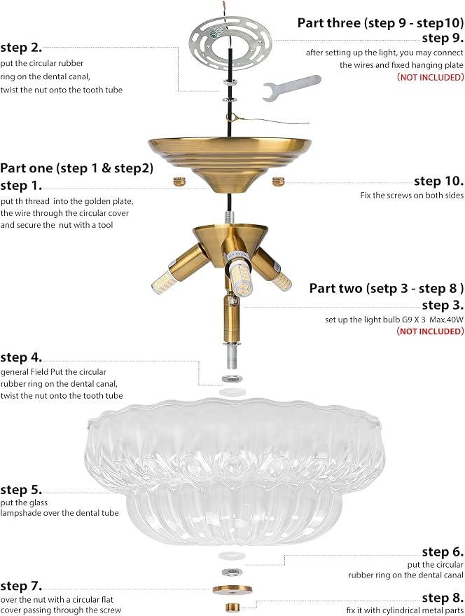 11IN Vintage Semi Flush Mount Ceiling Light,3-Bulb Milk Glass | Gold Hallway Lights Fixture, Close to Ceiling Light for Bathroom, Hallway, Dining Room,Bulb Not Included